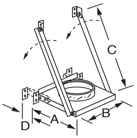 Adjustable Tee Support With Secure Temp S Coupling Groupe Belleflamme