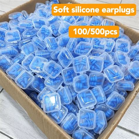 Soft Silicone Earbuds Caixa Imperme Vel Nata O Earbuds Reutiliz Vel