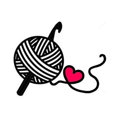 A Ball Of Yarn With A Heart On It