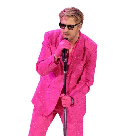 Ryan Gosling Oscars Pink Suit Usa Jacket