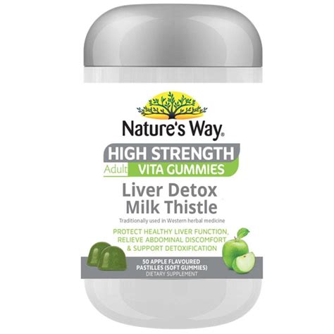 Buy Natures Way Adult Vita Gummies High Strength Liver Detox Milk