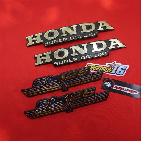 Jual Emblem Tangki Gl Gl Logo Honda Set Emblem Tepong Aki