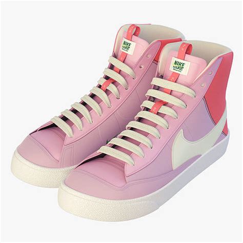 Nike multi blazer mid 77 Girls Sneaker 3D model | CGTrader