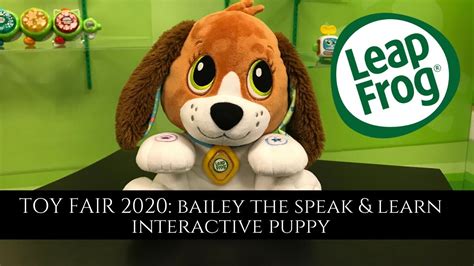 New Leapfrog Bailey The Speak And Learn Interactive Puppy Youtube