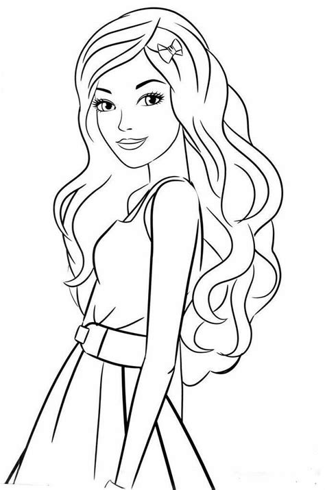 Barbie Izimi Barbie Coloring Barbie Coloring Pages Barbie Drawing