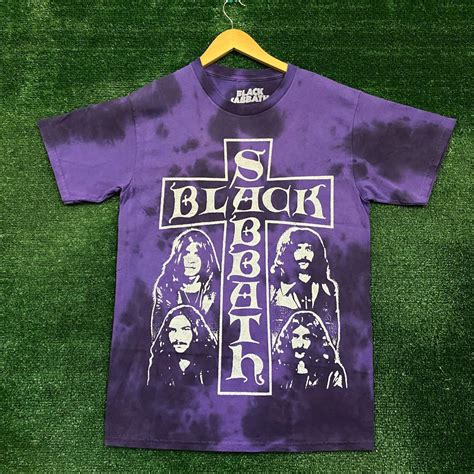 Black Sabbath Tie Dye Heavy Metal Band T Shirt Size Depop