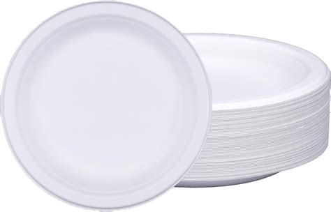 Amazon Biocare Inch Round Plate Pack Compostable