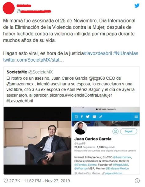 México Caso De Abril Pérez Sagaon Víctima De Feminicidio Por Juan Carlos García Exceo De