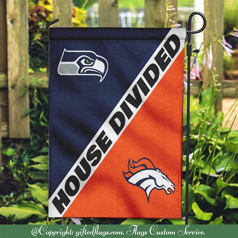 Seattle Seahawks vs. Las Vegas Raiders House Divided Flag, Seahawks ...