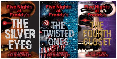 Five Nights At Freddys Series 3 Books Set The Silver Eyes The Twisted Ones The Fourth Closet