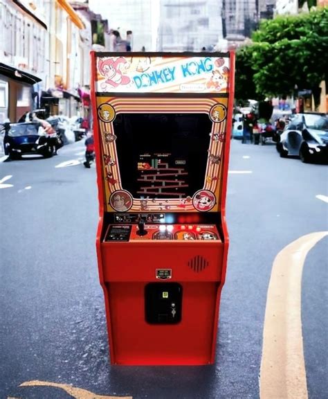 Donkey Kong Full Size Arcade Classic Red Edition Brand New Land