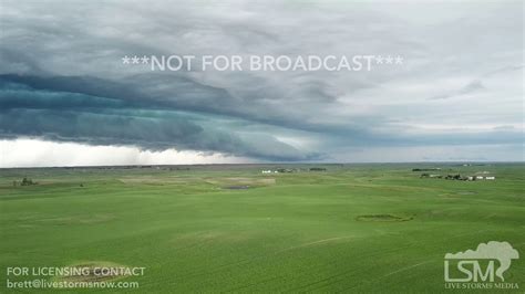 6 14 2018 Crosby Nd Incredible Shelf Cloud Timelapse Of Severe