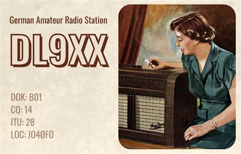 Qsl Karten Motiv Transceiver Online Bestellen