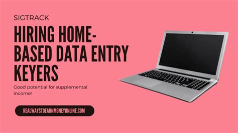 Sigtrack Review Legit Data Entry Work From Home