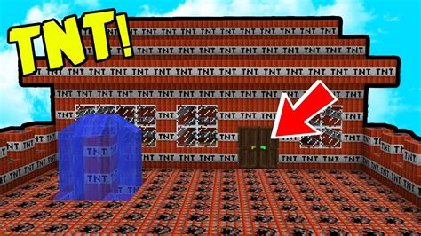 Exploding Tnt House Troll In Minecraft Youtube