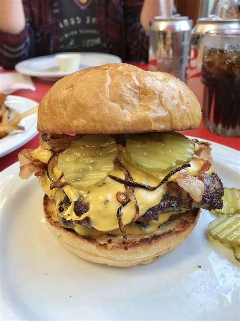 Band Box Diner – Minneapolis / Double Cheeseburger with Bacon - Burger