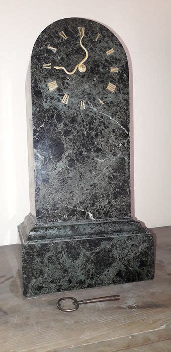 Grandfather Clock Green Marble From The Alps Early Th Catawiki