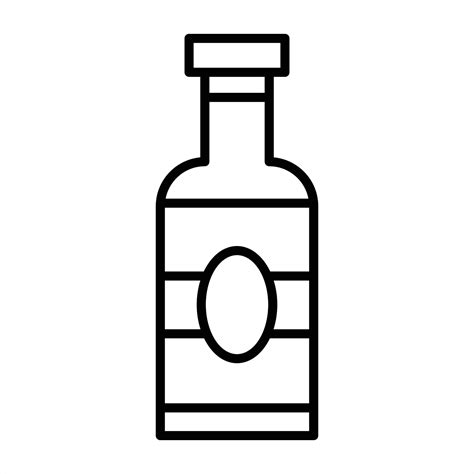 Syrup Bottle Outline Icon 12047670 Vector Art At Vecteezy