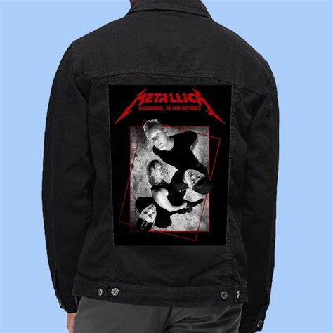 Back Patch Sau Petic Textil METALLICA Hardwired Patch Uri Rock