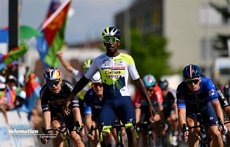 Tour De Suisse 2 Biniam Girmay Festeggia A Nottwil