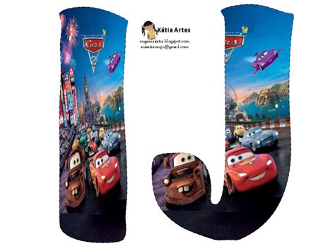 Alfabeto De Cars Oh My Alfabetos Alphabet Cars Disney Alphabet