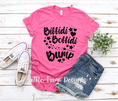 Bibbidi Bobbidi Bump Shirt Disney Pregnancy Pregnancy Etsy