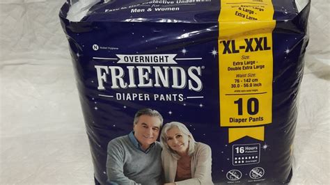 Friends Overnight Adult Diaper Pants Size Xl Xxl Complete Details