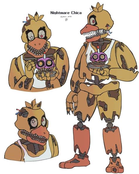 Nightmare Chica By Pazzarts On Deviantart Fnaf Art Fnaf Drawings