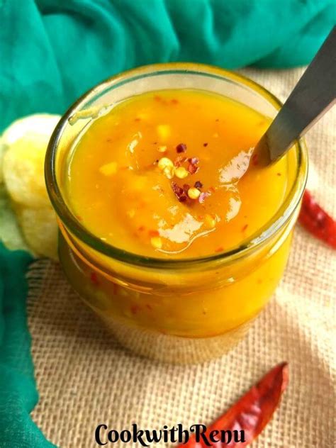 Sweet Mango Chilli Sauce Cook With Renu