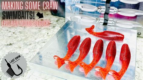 Making Some Craw Swimbaits Recipe And Rigging Tips Epic Bait Molds