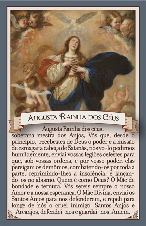 Augusta Rainha do Céu Catholic prayers Jesus images Catholic