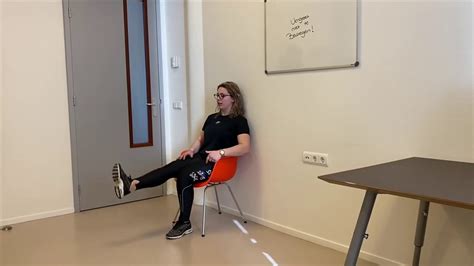 Ouderen Stoeloefeningen Fysiotherapie De Nije Veste Youtube