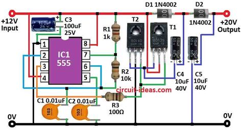 simple dc voltage doubler circuit circuit ideas