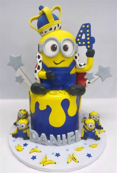 Descubrir 87 Imagen Pastel Minion Fondant Abzlocal Mx