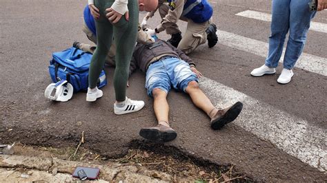 Motociclista Fica Ferido Ao Sofrer Queda No Bairro Coqueiral Cgn O