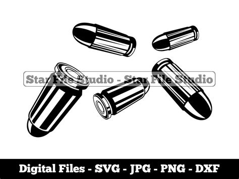 Bullets 2 Svg Ammo Svg Amunition Svg Bullets Png Bullets Etsy Australia