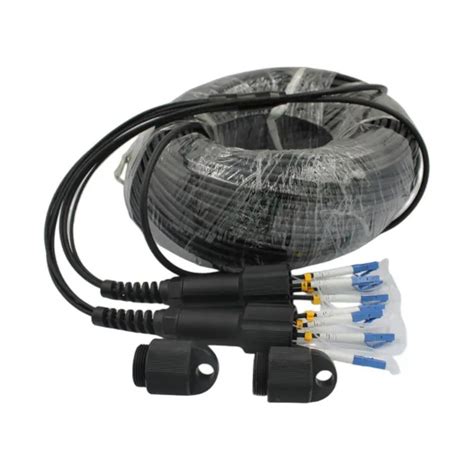 Pre Terminated Fiber Optic Cable 4 6 12 Strand Indoor Outdoor Armored