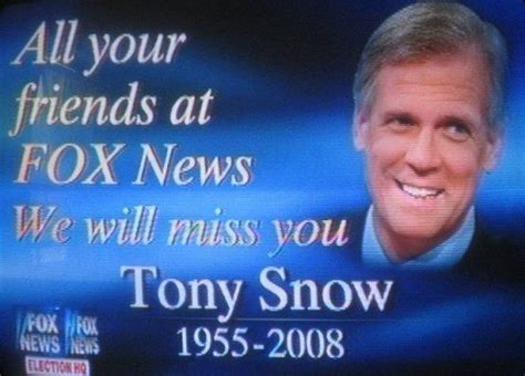 Tribute To Tony Snow: Fox News Says Goodbye | HuffPost Latest News