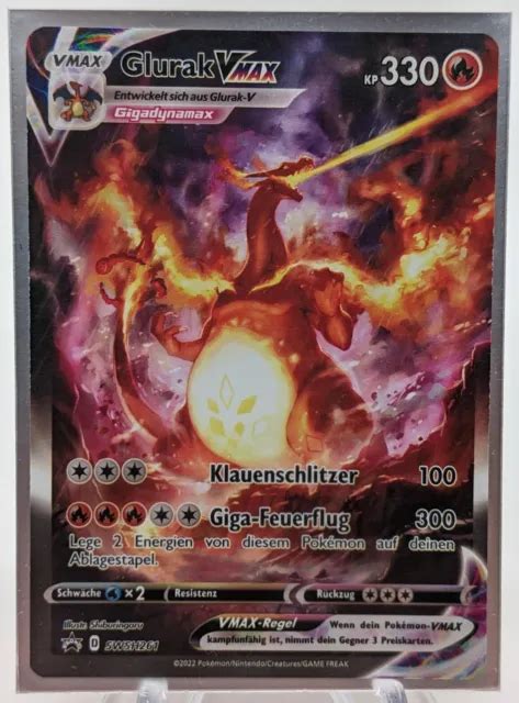 Glurak Vmax Swsh Full Art Alternate Art Promo Pok Mon Karte