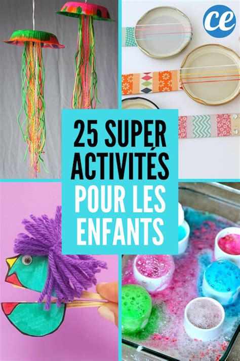 25 Super Activités Manuelles Pour Occuper Vos Enfants Sans Vous Ruiner