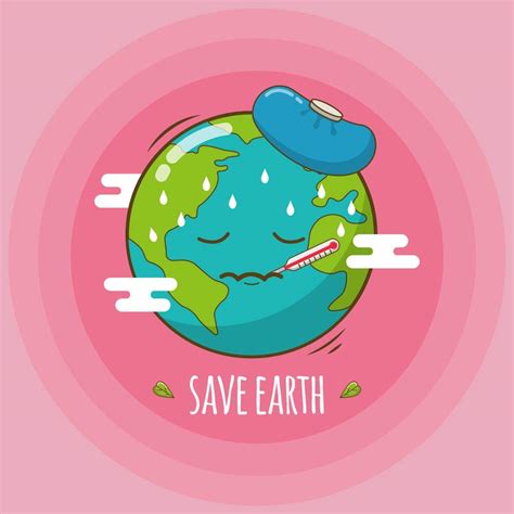 Buy Ace Pink Background Save Earth Sticker Poster Save Environment No