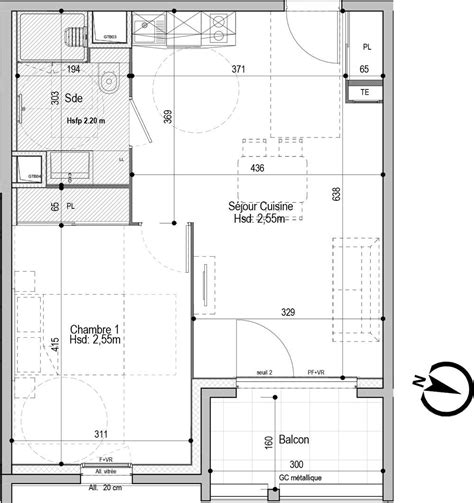 Plan Appartement T De M Neuf R Sidence Les Balcons De