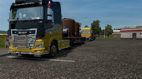 Euro Truck Simulator 2 nocna jazda rozpiski pod banderą K K Spedition