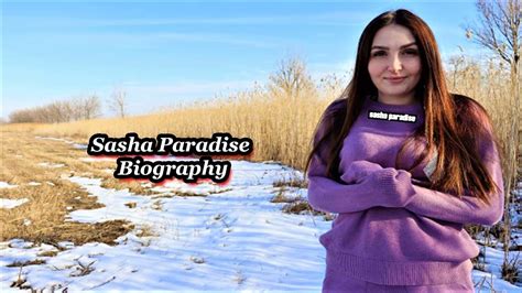 Sasha Paradise Biography Sasha Paradise Wikipedia YouTube