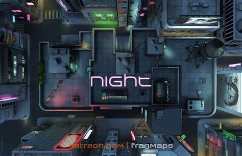 Frag Maps Creating Sci Fi Cyberpunk Ttrpg Battle Maps Patreon Artofit