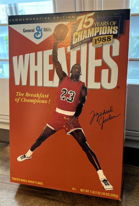 Mavin Michael Jordan Wheaties Cereal Box Commemorative Edition 75