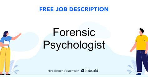 Forensic Psychologist Job Description - Jobsoid