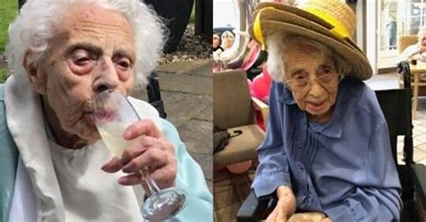 This Year Old Woman Says The Secret To A Long Life Is Champagne