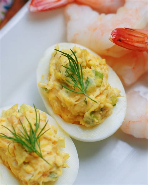 Louisiana Shrimp And Crab Deviled Eggs Southern Discourse