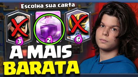 SÓ POSSO ESCOLHER A CARTA MAIS BARATA NO TORNEIO GLOBAL DA ESTRATÉGIA